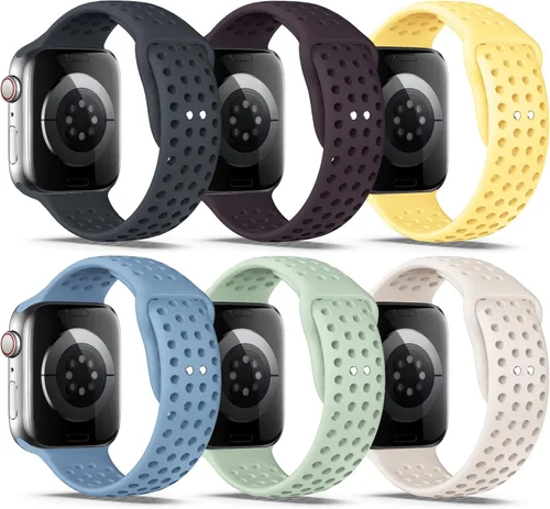 Miniatura 9 de Compatible con Apple Watch Band de 1.496 pulgadas, 1.575 pulgadas, 1.614 pulgadas, 1.654 pulgadas, 1.732 pulgadas, 1.772 pulgadas, S/M M/L, correas