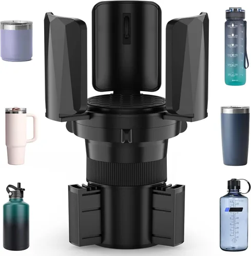 DYLEN Expansor de portavasos para automóvil, adaptador de expansor para automóvil con brazos expandibles, se adapta a Yeti, HydroFlask, Stanley de