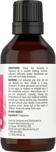 Miniatura 2 de Horbäach Aceite aromático de algodón de azúcar, 1 onza líquida, grado premium, para difusores, fabricación de velas y jabón, aerosol aromático