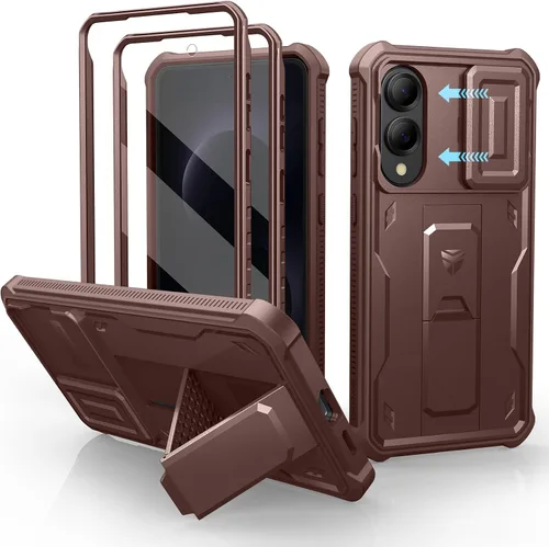 Miniatura 71 de Dexnor Funda para Samsung Galaxy S24 con Cubierta Deslizante Integrada para Cámara y Protector de Pantalla y Soporte, Funda Resistente a los Golpes