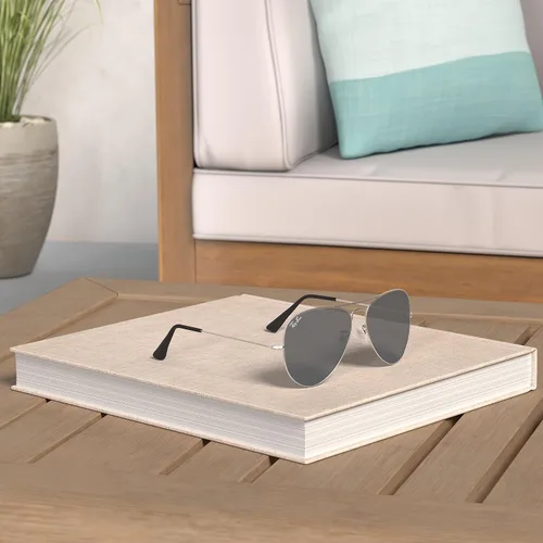 Miniatura 59 de Ray-Ban RB3025 - Lentes de sol de aviador de metal para hombre y mujer + paquete con kit de cuidado de gafas iWear de diseñador