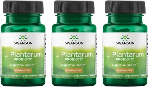Miniatura 9 de Swanson L. Plantarum - 10 mil millones de UFC - Suplemento probiótico para gases ocasionales e hinchazón - Apoya la salud del tracto