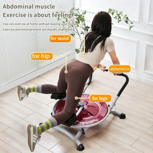 Miniatura 4 de Ab Circle Pro Fitness Turntable Entrenador Abdominal - Equipo de Core para Gimnasio en Casa con Almohadilla Arrastrable Rotatoria