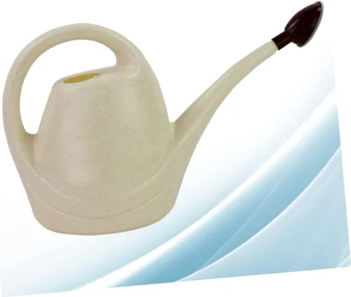 Miniatura 6 de GANAZONO Dispositivo de riego largo para plantas de caño largo, maceta de plástico beige de 3,5 l para plantas de interior/exterior