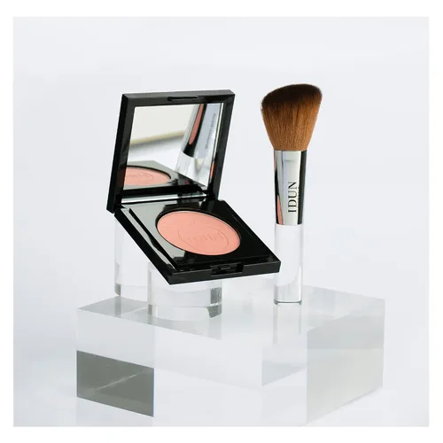 Miniatura 2 de Idun Minerals - Brocha para rubor - Suave, en ángulo para aplicación bronceadora y rubor - Cerdas esponjosas pulen suavemente - Barrido suave