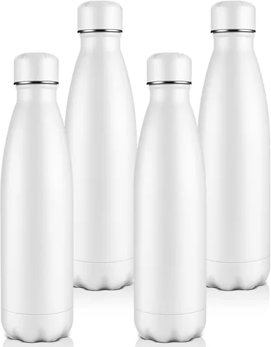 Miniatura 39 de Volhoply Botellas de agua aisladas de 25 onzas, paquete de 1/2/4, termo de acero inoxidable de doble pared que mantiene el frío y el calor, botella