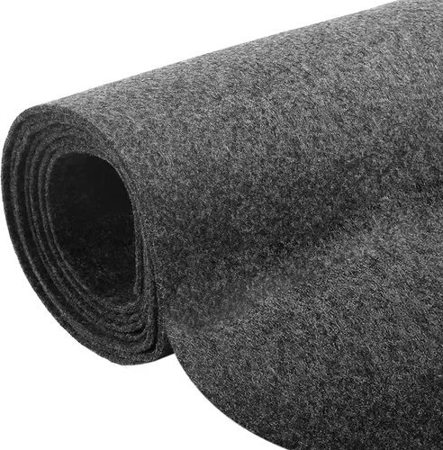 Miniatura 8 de Alfombra de Fieltro Negro de 78"x25" para Altavoz, Alfombra de Caja de Subwoofer, Auto, RV, Barco, Marina, Camión, Alfombra de Forro de Fieltro