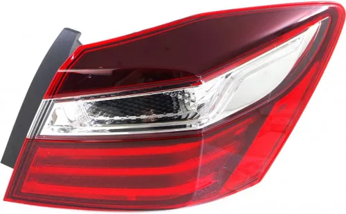 KarParts360 Para 2016 2017 Honda Accord luz trasera Asamblea lado pasajero w/bombillas LED para HO2805108 Lado del pasajero
