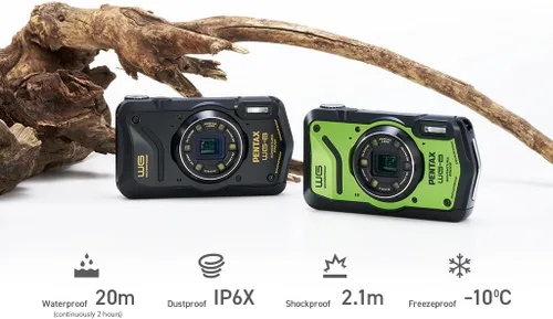 Miniatura 4 de PENTAX WG-8 - Cámara de aventura negra para todo tipo de clima, con excelente resistencia al agua, a prueba de polvo, rendimiento resistente a