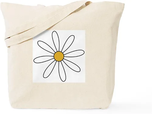 Miniatura 17 de CafePress Daisies - Bolsa de lona natural, estilo victoriano, vintage, reutilizable, bolsa de compras