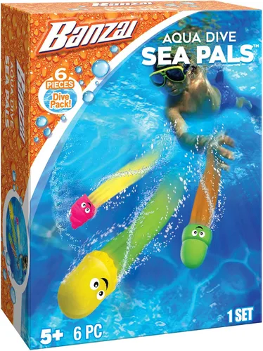 Miniatura 9 de BANZAI Juego de buceo de 3 piezas Splash 'N Go Mermaid Water/Pool Toy