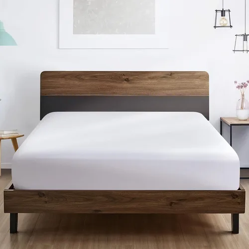 Miniatura 6 de FreshCulture Sábana bajera ajustable tamaño California King solo – Sábana bajera de calidad de hotel – Ultra suave y transpirable – Microfibra Blanco
