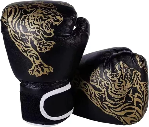 Miniatura 12 de 1 par de guantes de entrenamiento de boxeo: guantes de perforación de superficie de poliuretano para principiantes, guantes de entrenamiento