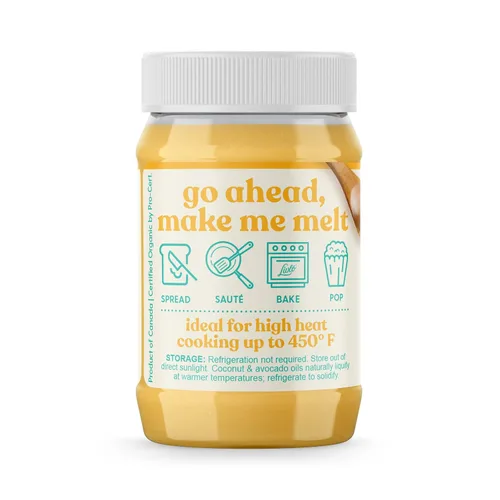 Miniatura 3 de Livlo Ghee Orgánico Vegano - Mantequilla a Base de Plantas - Sin Necesidad de Refrigeración - Sustituto Libre de Lácteos, Soja y Gluten para Ghee