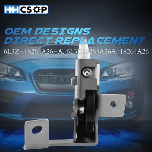 Miniatura 4 de Reemplazo de ensamblaje de pestillo superior de puerta trasera y cable para lado del pasajero derecho para Ford F150 Heritage F250 pickup de cabina
