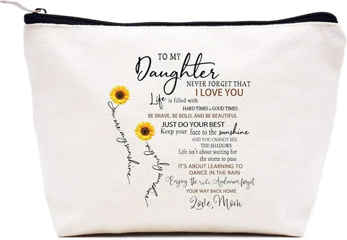 Miniatura 172 de LIBIHUA Obtener regalo de boda - Bolsa de maquillaje bolsa de cosméticos bolsa de viaje, Beige, 10-En Mi Madre del Pájaro