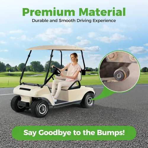 Miniatura 3 de 10L0L Kit de bujes de resorte para carrito de golf, manguito de buje de grilletes traseros para EZGO TXT/Medalist (1994 en adelante) y Club Car DS
