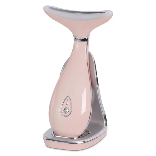 VRAIKO Lily - Masajeador facial de cuello, masajeador de belleza para rejuvenecimiento de la piel, herramienta de spa facial 3 en 1, levantamiento,