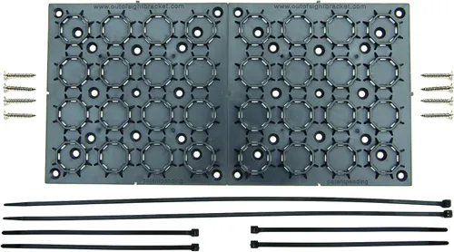 Kit de soporte de montaje universal ajustable con organizador de cables para TV de pantalla plana, gestión de cables debajo del escritorio, cables