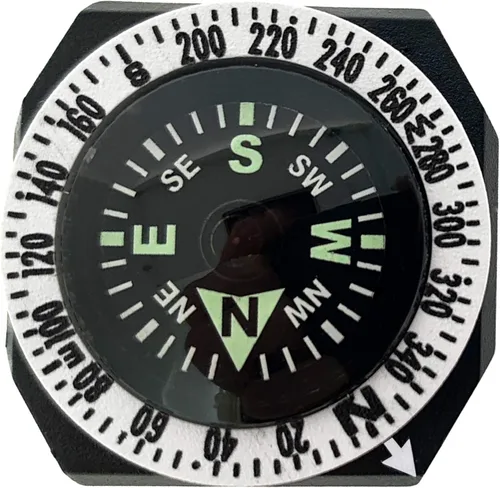 Miniatura 2 de Sun Company GoCompass - Brújula de muñeca micro orientadora Correa de reloj o brújulas de pulsera Paracord con bisel giratorio