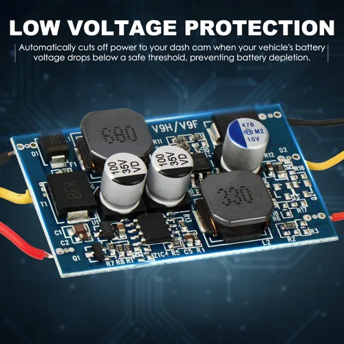 Miniatura 3 de Pelsee Kit de cable duro para cámara de salpicadero, juego completo de fusible para cámara P1 Duo Dash Cam, cable de alimentación de cargador