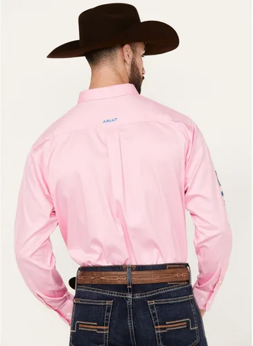 Miniatura 37 de Ariat Camisa de sarga con logotipo del equipo para hombre