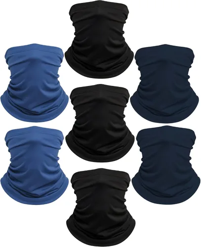 Miniatura 9 de Xeoxarel Neck Gaiter, 7 Pack Cooling UV Protection, Bandana Face Mask Scarf for Men and Women