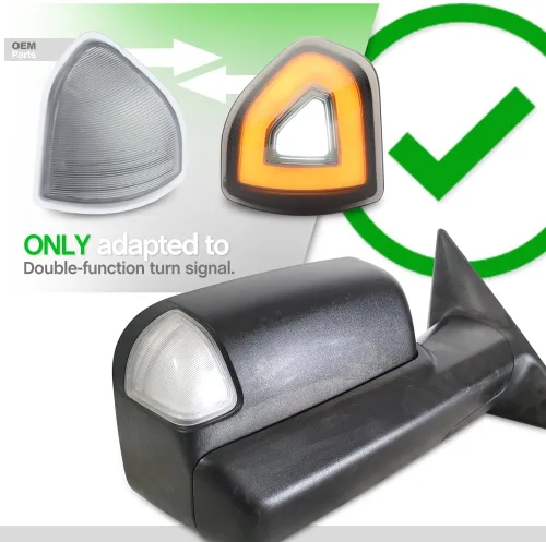 Miniatura 4 de 2 piezas de luz LED ámbar para espejo, luz de señal de giro para Dodge Ram 1500 2021 2022 2023, para Ram 1500 Classic 2022 2023, para Ram 2500 3500