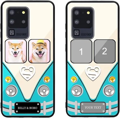 Miniatura 224 de Funda de teléfono personalizada para Samsung Galaxy S22+ / S22 Plus 5G, funda de TPU suave de vidrio templado antiarañazos personalizada con foto