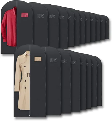Miniatura 7 de Plixio Bolsas para Prendas Bolsa de Traje para Viaje y Almacenamiento de Ropa de Vestidos, Camisas de Vestir, Abrigos— Incluye Cremallera y Ventana