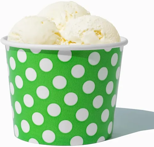 Miniatura 16 de UNIQ 16 oz 1000 Pack Cowbunga Cow Print Ice Cream Cups Disposable Leak Resistant Paper Dessert Cups for Frozen Yogurt, Gelato, Soup & Hot Foods