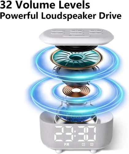 Miniatura 6 de Máquina de sonido con 30 sonidos relajantes, máquina de ruido blanco, luz nocturna de 12 colores para bebés, adultos, niños, máquinas de dormir, 36