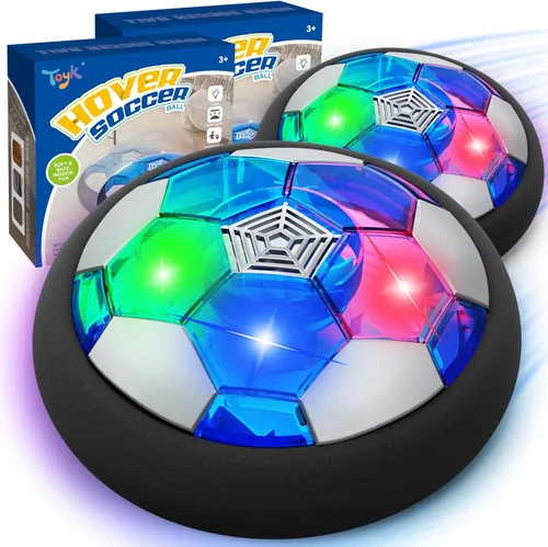 Pelota de Fútbol LED Flotante Juguetes para Niños, Pelota de Entrenamiento con Poder de Aire para Niños Jugando Fútbol en Interiores y Exteriores,