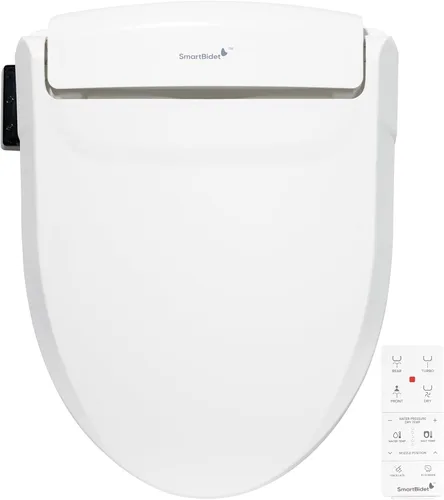 SmartBidet SB-1000 - Asiento para bidé eléctrico con mando a distancia, con calefacción electrónica, secador de aire caliente y función de lavado