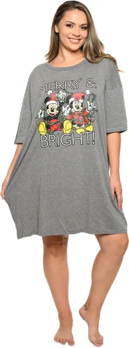 Miniatura 7 de Disney Camiseta de dormir para mujer, estampado de Mickey Minnie Mouse, talla única y grande