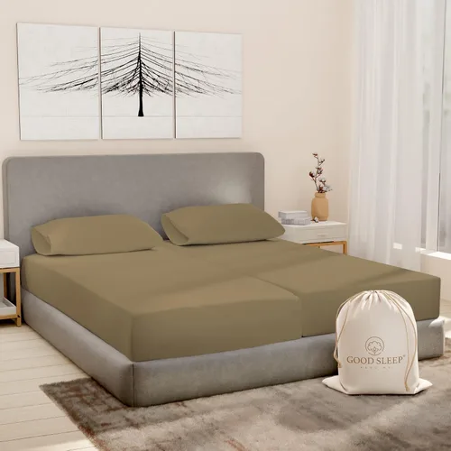 Miniatura 27 de Good Sleep Bedding Juego de sábanas tamaño individual, sábanas 100% algodón egipcio, suaves, 3 piezas, cama de calidad de hotel, juego de sábanas
