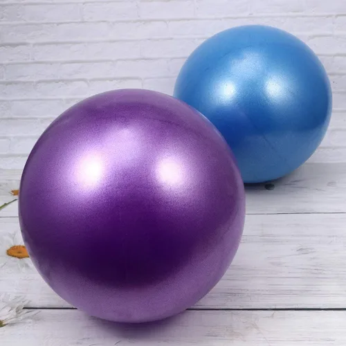 Miniatura 6 de BESPORTBLE Pelota de ejercicio de yoga, pelota de ejercicio inflable antideslizante, pelota antiestallido para gimnasio en casa, equilibrio, Rojo