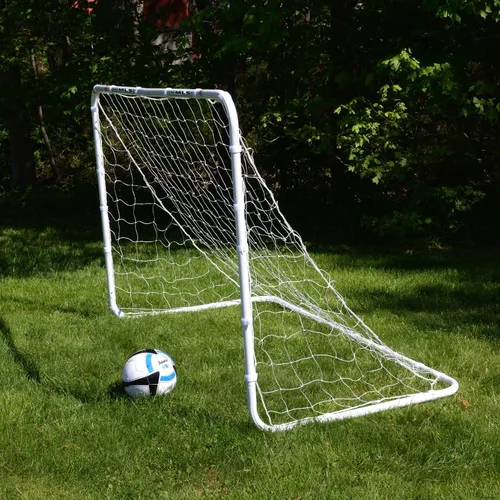 Miniatura 16 de Franklin Sports Porterías de fútbol de competición – Porterías de fútbol de acero portátiles para patio trasero – Portería de fútbol para adultos +
