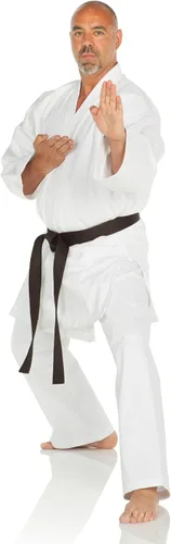Miniatura 5 de Ronin Karate GI - Uniforme de karate de peso medio para artes marciales, 9.5 onzas, algodón, cinturón blanco incluido