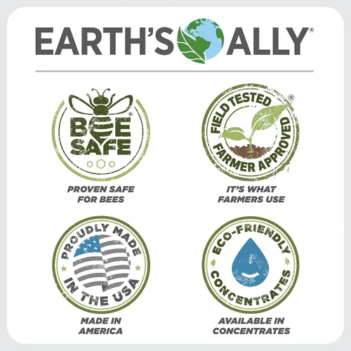 Miniatura 8 de Earth's Ally Spray 3 en 1 para plantas concentrado de 8 onzas para plagas y enfermedades – insecticida orgánico, fungicida, miticida – Listado OMRI