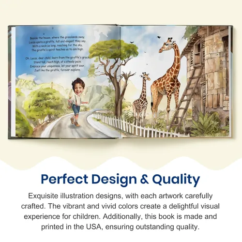 Miniatura 4 de Libro de cuentos personalizado para niños, increíble aventura en el zoológico, nombre y foto personalizados, regalos para bebés, historia atractiva