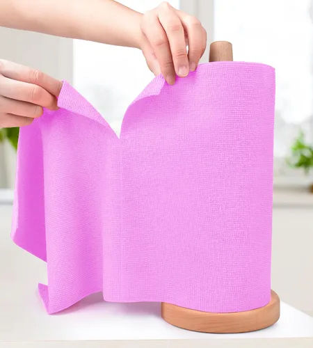 Miniatura 13 de KitchLife Rollo de Paño de Limpieza de Microfibra - Toallas de Papel de Microfibra Reutilizables Desgarrables, Sin Pelusa, Lavables, 20 Hojas