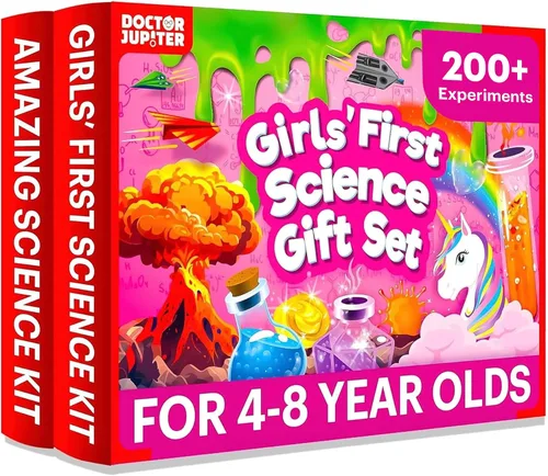 Doctor Jupiter Set de Regalo Científico Primero para Niñas de 4+ | Set de Kit Científico Primero para Niñas y Kit Científico Increíble | Ideas de