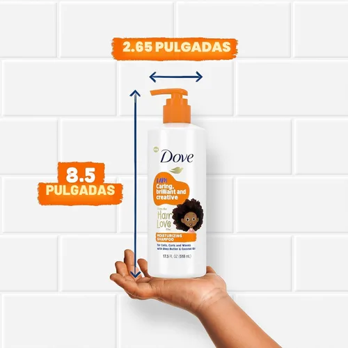 Miniatura 5 de Dove Set de Champú y Acondicionador - Colección Love, para Cabello Rizado, Niños, Cabello Ondulado Productos 17.5 Oz (Set de 2 Piezas)