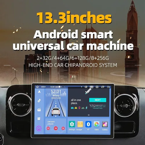 Miniatura 2 de Android Car Stereo for Mercedes-Benz Sprinter (2018-2022), Car Radio Support Split Screen SWC BT 13.3 Inch Touch Screen Head Unit Multimedia Video 8