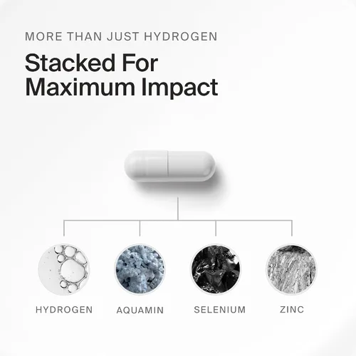 Miniatura 8 de Alternativa de tabletas de agua de hidrógeno Cápsulas de hidrógeno molecular DailyH2 3 mg H2 para energía celular, enfoque y recuperación