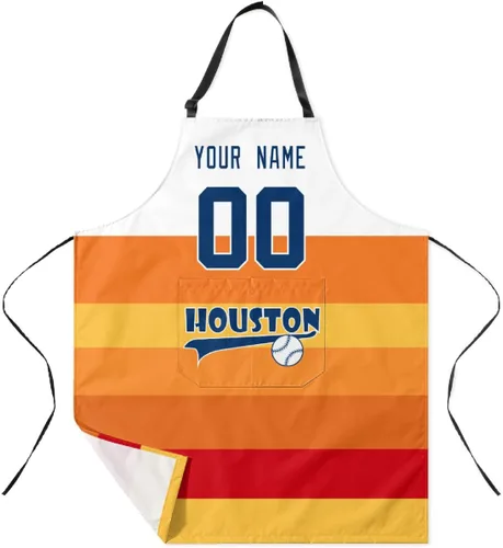Miniatura 36 de ANTKING Custom Apron with Pocket Custom Any Name and Any Number Gifts for Dad Men Fans