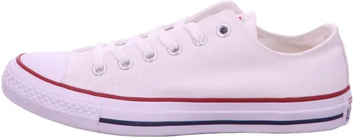Miniatura 3 de Converse All Star Chuck Taylor - Tenis de moda de caña baja para hombre, blanco (Optical White)