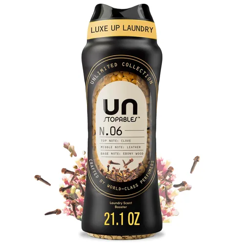 Downy Unstopables Unlimited Collection - Perlas potenciadoras de aroma para ropa sucia, n.º 06, fragancia fina, cuentas de aroma fresco de larga