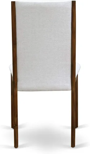 Miniatura 12 de East West Furniture DLLA3-ABK-47 - Juego de mesa de comedor de 3 piezas que contiene una mesa de cocina redonda con gotas y 2 sillas de comedor